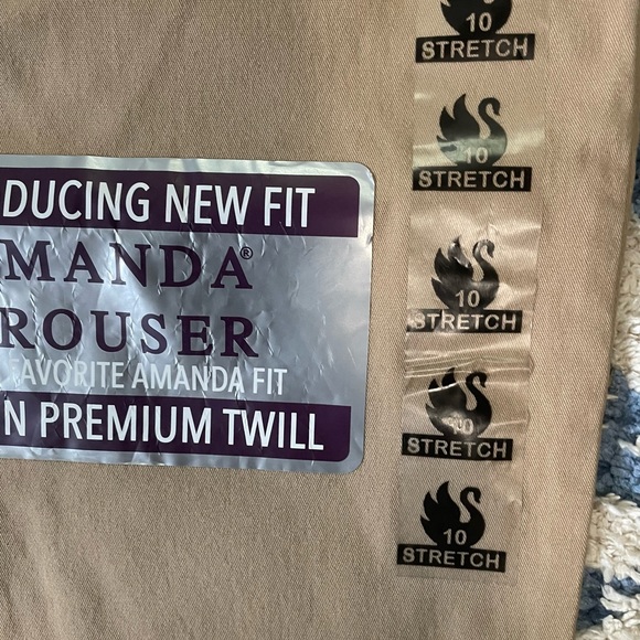 NWT Gloria Vanderbilt Amanda Trousers - Picture 4 of 5